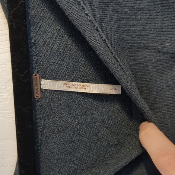 Free people mixed fabric top - Picture 3 of 6